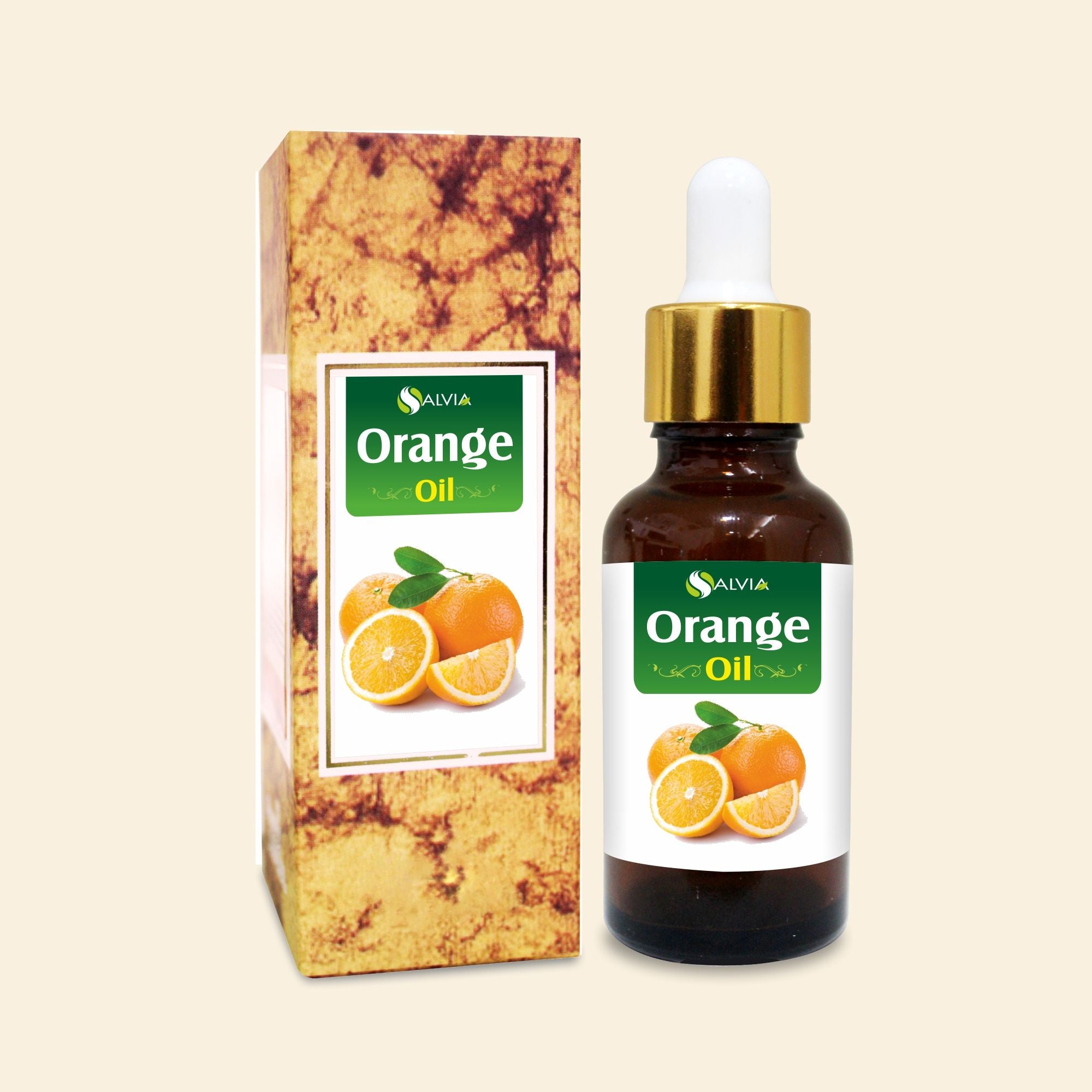 Salvia Natural Essential Oils Orange Oil (Citrus sinensis) 100% Natural Pure Essential Oil